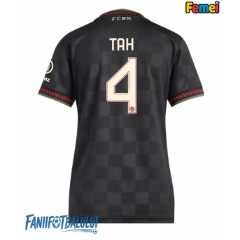 Bayern Munich Jonathan Tah #4 Tricou Fotbal Replică 2025-26 Femei Treilea
